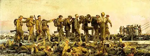 Gaseados, Sargent, 1919.