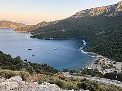 Vista de la costa de Dalaman