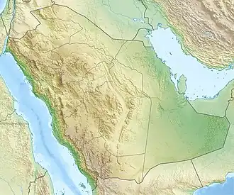Islas Farasan ubicada en Arabia Saudita