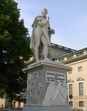Estatua del General Gerhard von Scharnhorst