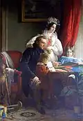 August Breuner-Enckevoirt con Maria Theresia Esterhazy y sus hijos, 1834
