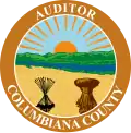 Sello de armas del Auditor del Condado de Columbiana