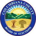 Sello de armas de la Junta Electoral del Condado de Columbiana