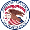 Sello de armas del Departamento de Trabajo de Alabama