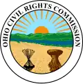 Sello de armas de la Comisión de Derechos Civiles de Ohio