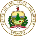 Sello de armas del Tesorero Estatal de Vermont
