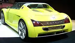 Vista posterior del SEAT Formula