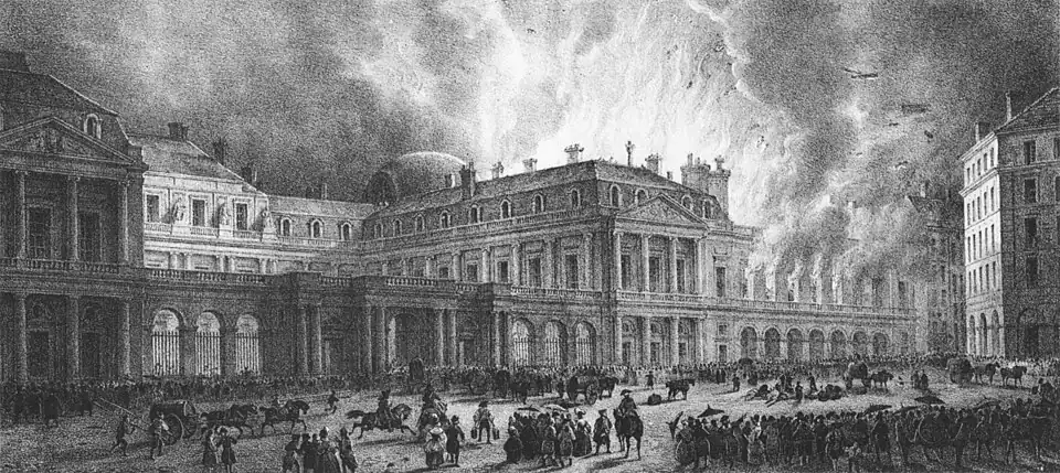 La Ópera incendiada en 1781