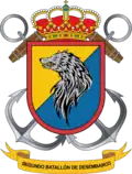 Emblema del Segundo Batallón de Desembarco de la Brigada de Infantería de Marina "Tercio de Armada"