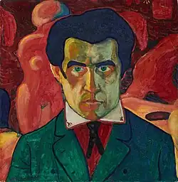 K. Malévich. Autorretrato. 1911