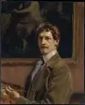 Autorretrato en el Museo Metropolitano de Arte, ca. 1904