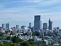 Sendai, vista del centro de la ciudad.