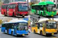 Autobúses en Seúl, Corea del Sur