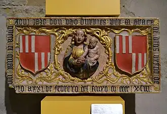 Sepulcro del obispo de Huesca Hugo de Urriés ca.1443