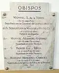 Sepulcro del obispo Manuel Azamor y Ramírez