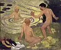 Niños en la orilla, Paul Sérusier, 1906.