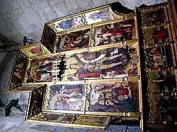 Retablo de Vicent Macip en el pasillo de acceso