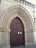 Portada, procedente de la antigua Iglesia de Santa Lucía.