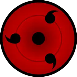 El Sharingan con tres aspas