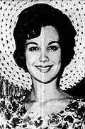 Miss EE. UU. 1961 Sharon Brown , quien compitió como Miss Luisiana USA