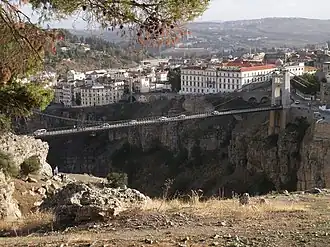 Vista de la colina Sidi M'Cid y de la ciudad