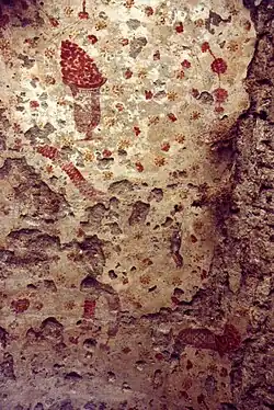 Residuos de pintura.