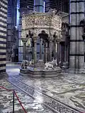 Púlpito, obra de Nicola y Giovanni Pisano.