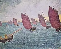 Signac - Regata en Concarneau - 1891.