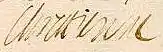 Firma de Cristina de Francia
