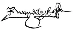 Firma de Richard Neville