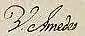 Firma de Víctor Amadeo III de Cerdeña