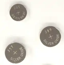 Pila de óxido de plata (diversos modelos, SR44, etc)