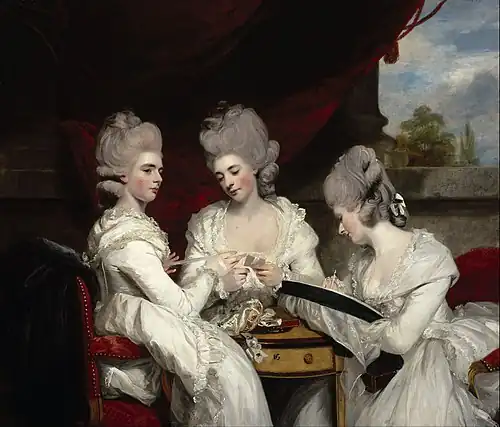 Las hermanas Waldegrave, 1770-80.