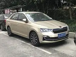 Vista delantera del Rapid china