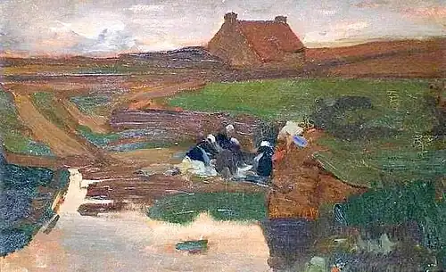 Lavanderas en Bretaña