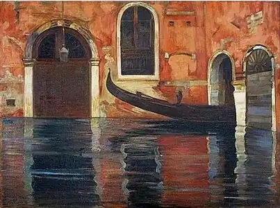 Venecia, cabaña de río