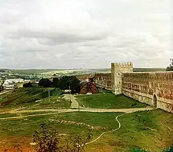 Muro del Kremlin de Smolensk en 1912. Foto de Serguéi Prokudin-Gorski.