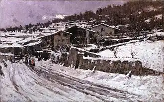 Nevicata (1890), de Francesco Filippini