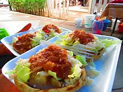 Sopes de Pabellón de Arteaga.