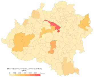 Población por municipio (2018)