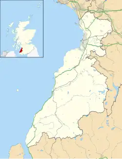 Ayr ubicada en South Ayrshire