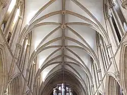 Bóveda de crucería del coro