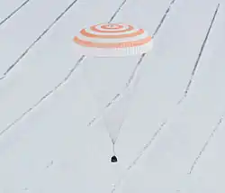 Aterrizaje de la Soyuz TMA-16