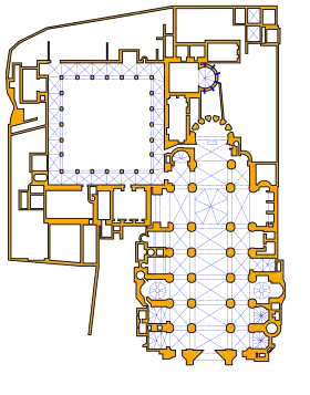 Planta general de la catedral