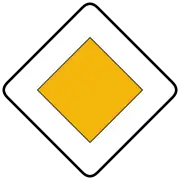 Calzada con prioridad.