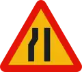 TP-17b Estrechamiento de calzada por la izquierda