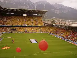 El estadio durante la Euro 2008