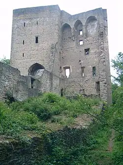Schildmauer del castillo de Sporkenburg.