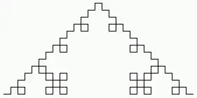cuadrado de Koch - 3 iteraciones