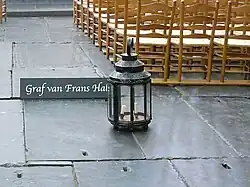 Marcador de la tumba de Frans Hals